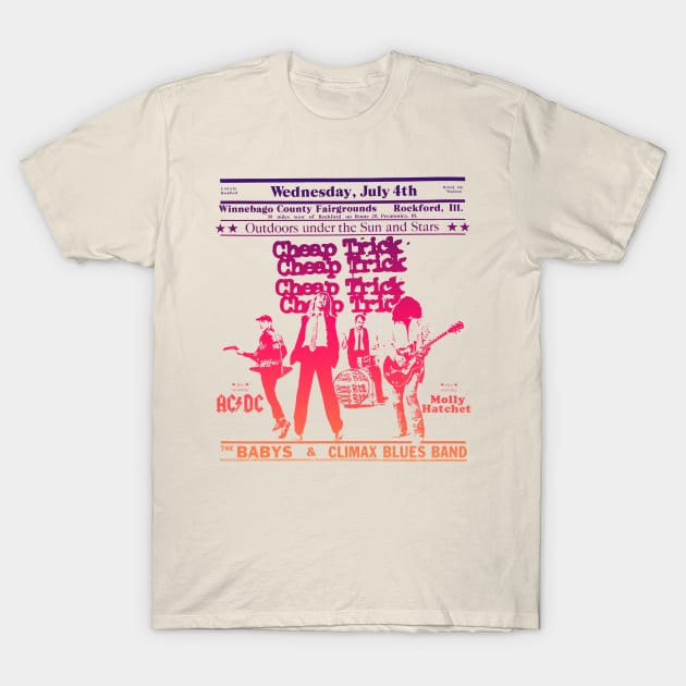 Cheap Trick T-Shirt by HAPPY TRIP PRESS